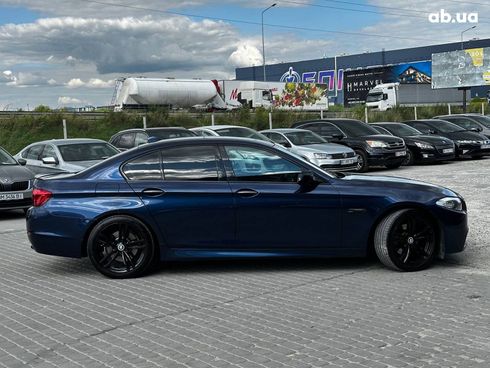 BMW 5 серия 2013 синий - фото 11