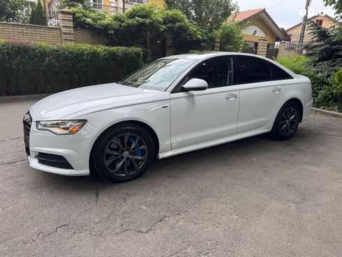 Audi A6 2016 белый - фото 9