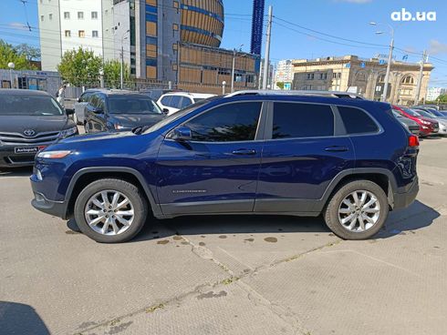 Jeep Cherokee 2014 синий - фото 3