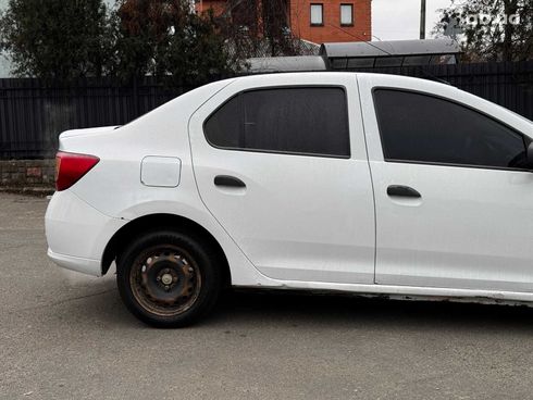 Renault Logan 2015 белый - фото 5