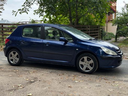 Peugeot 307 2001 синий - фото 4