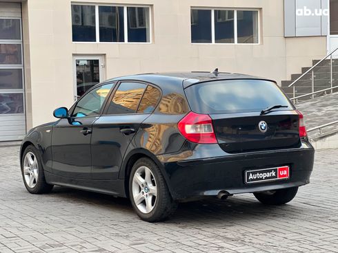 BMW 1 серия 2006 черный - фото 12