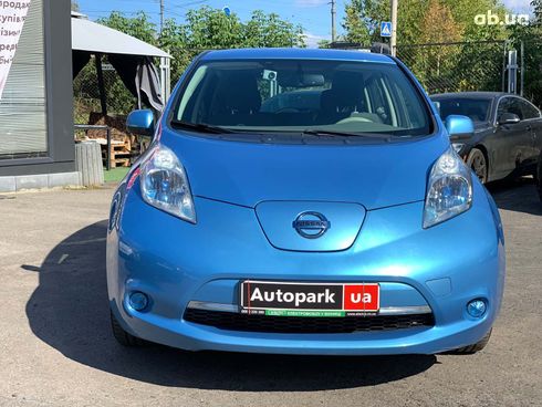 Nissan Leaf 2014 синий - фото 2