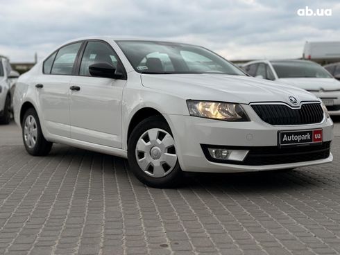 Skoda octavia a7 2016 белый - фото 3