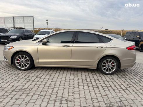 Ford Fusion 2016 бежевый - фото 6