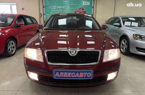 Skoda Octavia 2008 вишневый - фото 8
