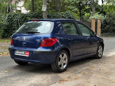Peugeot 307 2001 синий - фото 5