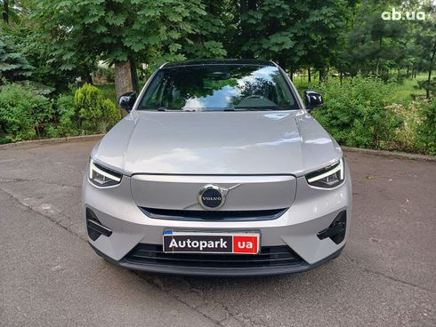 Volvo C40 2022 серый - фото 2