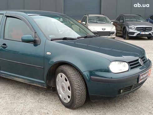 Volkswagen Golf 2001 зеленый - фото 12