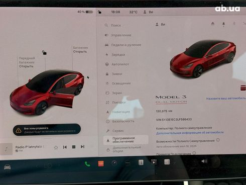 Tesla Model 3 2019 красный - фото 16