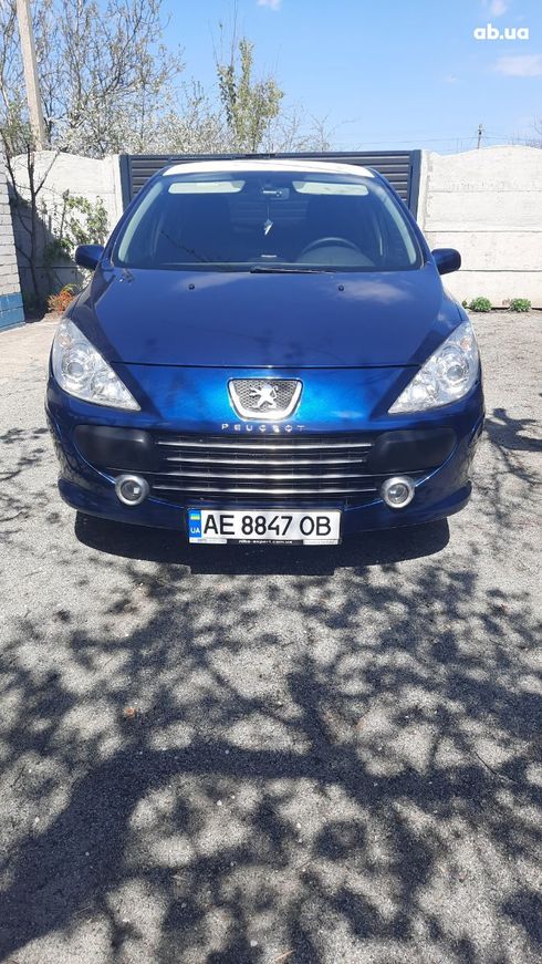 Peugeot 307 2005 синий - фото 3