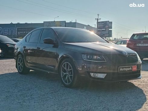 Skoda octavia a7 2017 коричневый - фото 3