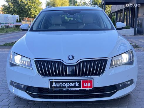 Skoda Superb 2016 белый - фото 2