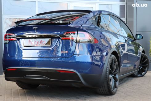 Tesla Model X 2022 синий - фото 4