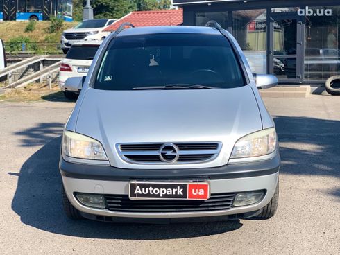 Opel Zafira 2003 серый - фото 2