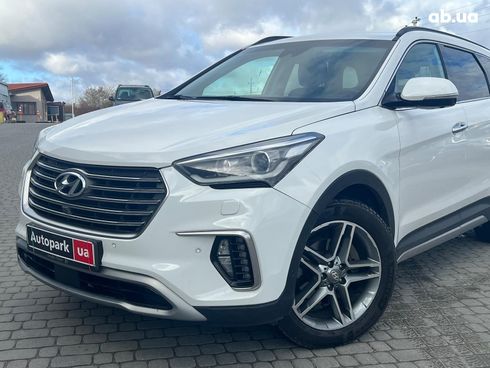 Hyundai Grand Santa Fe 2019 белый - фото 4