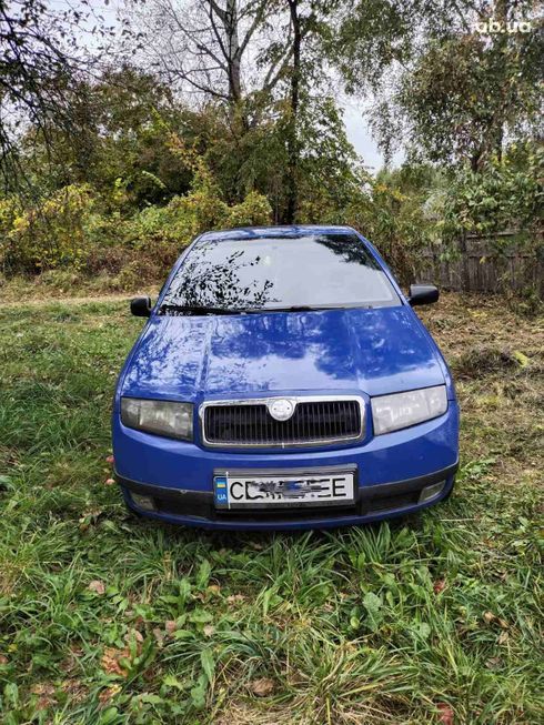 Skoda Fabia 2004 синий - фото 12