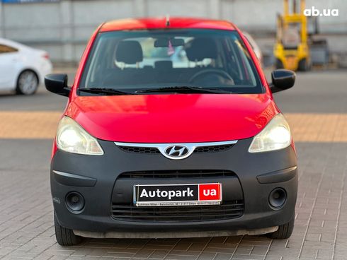 Hyundai i10 2009 красный - фото 2