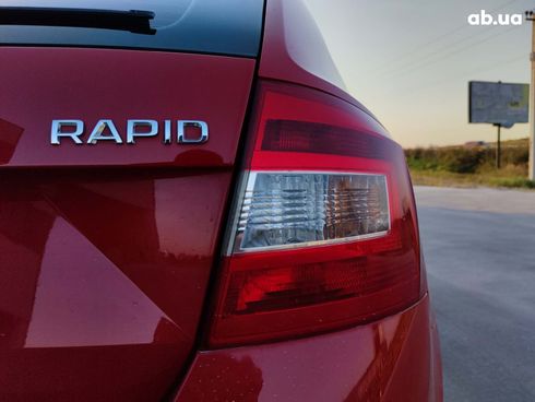 Skoda Rapid 2013 красный - фото 26