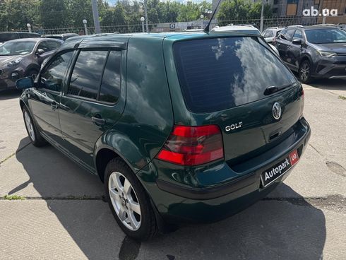 Volkswagen Golf 2000 зеленый - фото 3
