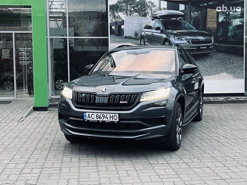 Skoda Kodiaq RS 2020 серый - фото 3