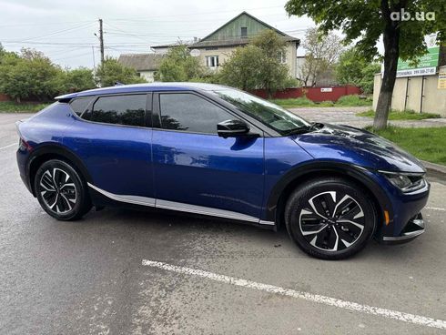 Kia EV6 2022 синий - фото 3
