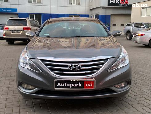 Hyundai Sonata 2014 серый - фото 2