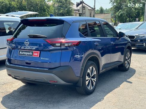 Nissan Rogue 2023 синий - фото 4
