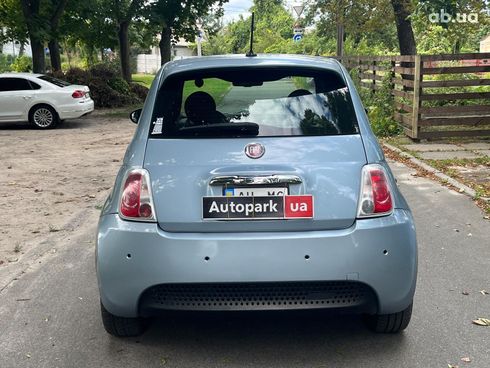 Fiat 500E 2014 синий - фото 12