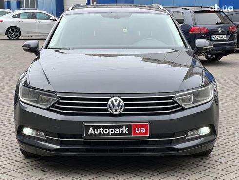 Volkswagen passat b8 2015 серый - фото 2