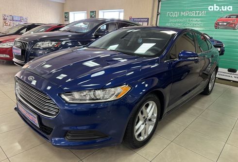 Ford Fusion 2016 синий - фото 10