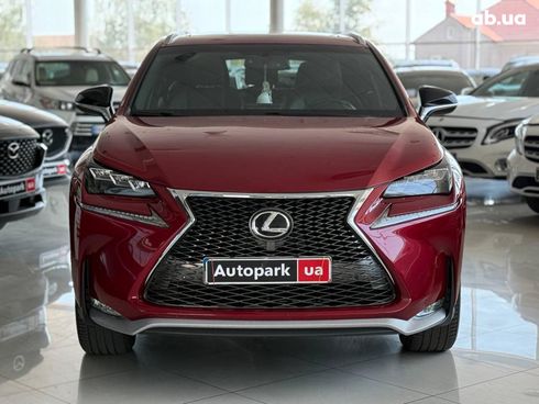 Lexus NX 2016 красный - фото 2