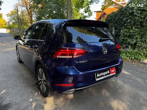 Volkswagen e-Golf 2019 синий - фото 9