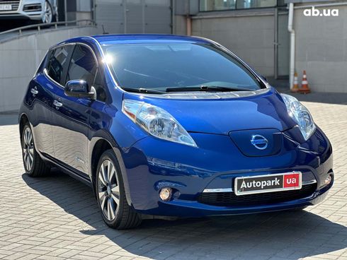 Nissan Leaf 2017 синий - фото 5