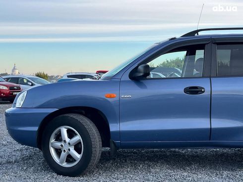 Hyundai Santa Fe 2003 синий - фото 4
