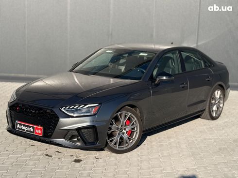 Audi S4 2022 серый - фото 5