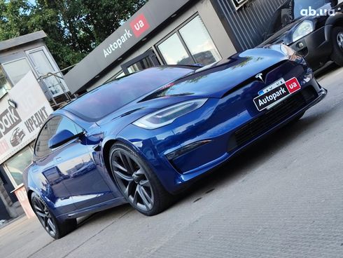 Tesla Model S 2022 синий - фото 16