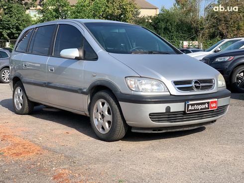Opel Zafira 2004 серый - фото 8