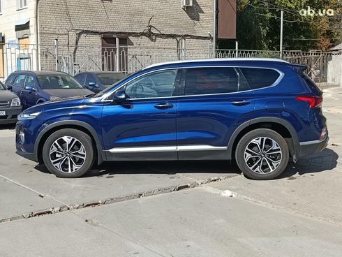 Hyundai Santa Fe 2019 синий - фото 8