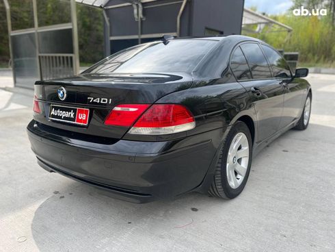 BMW 7 серия 2007 черный - фото 5