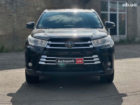 Toyota Highlander 2017 черный - фото 3