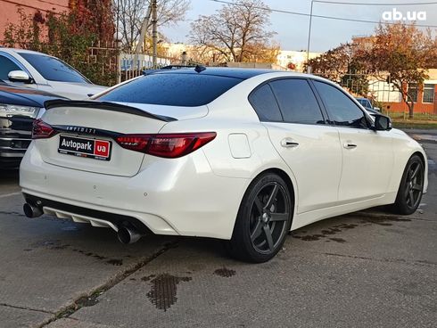 Infiniti Q50 2020 белый - фото 6