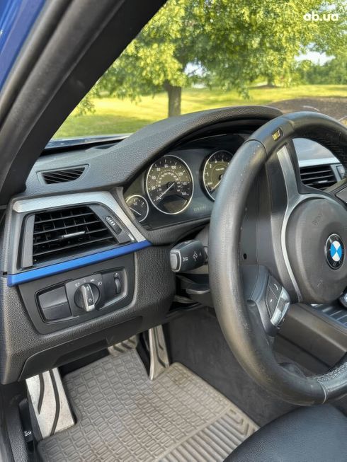 BMW 3 серия 2014 синий - фото 9