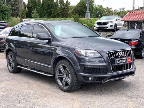 Audi Q7 2013 серый - фото 3