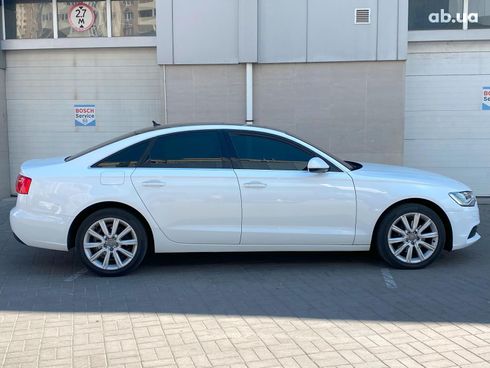 Audi A6 2014 белый - фото 5