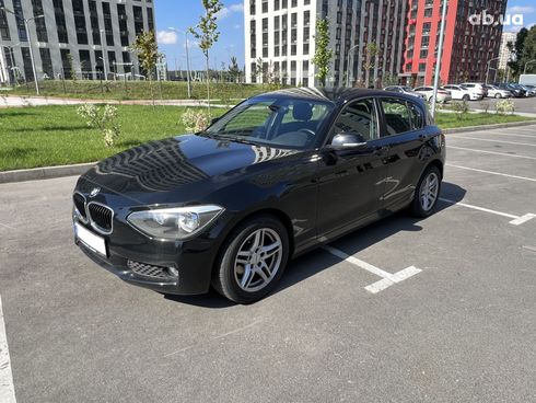 BMW 1 серия 2012 черный - фото 4
