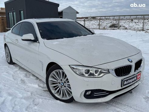 BMW 4 серия 2013 белый - фото 3