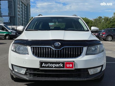 Skoda octavia a7 2014 белый - фото 2