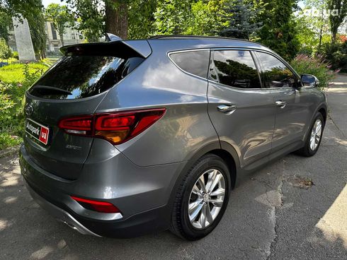 Hyundai Santa Fe 2016 серый - фото 5