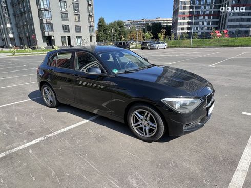 BMW 1 серия 2012 черный - фото 6